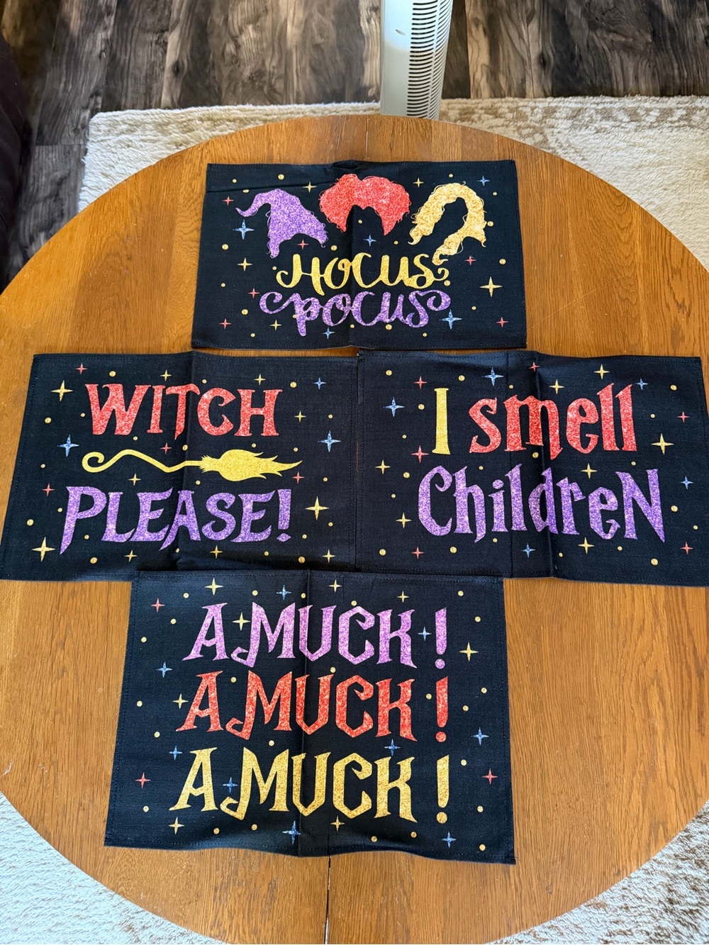 Hocus Pocus Placemats - NWOT